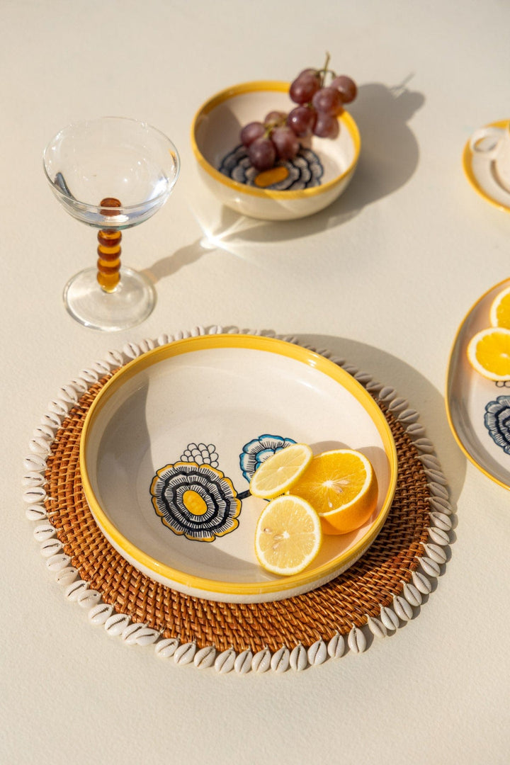 10000017410 TULUKKA PASTA BOWL MUSTARD YELL