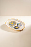 10000017411 TULUKKA OVAL PLATTER MUSTARD YELL