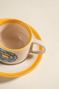 10000017412 TULUKKA CUP & SAUCER (SET OF 2) MUSTARD YELL