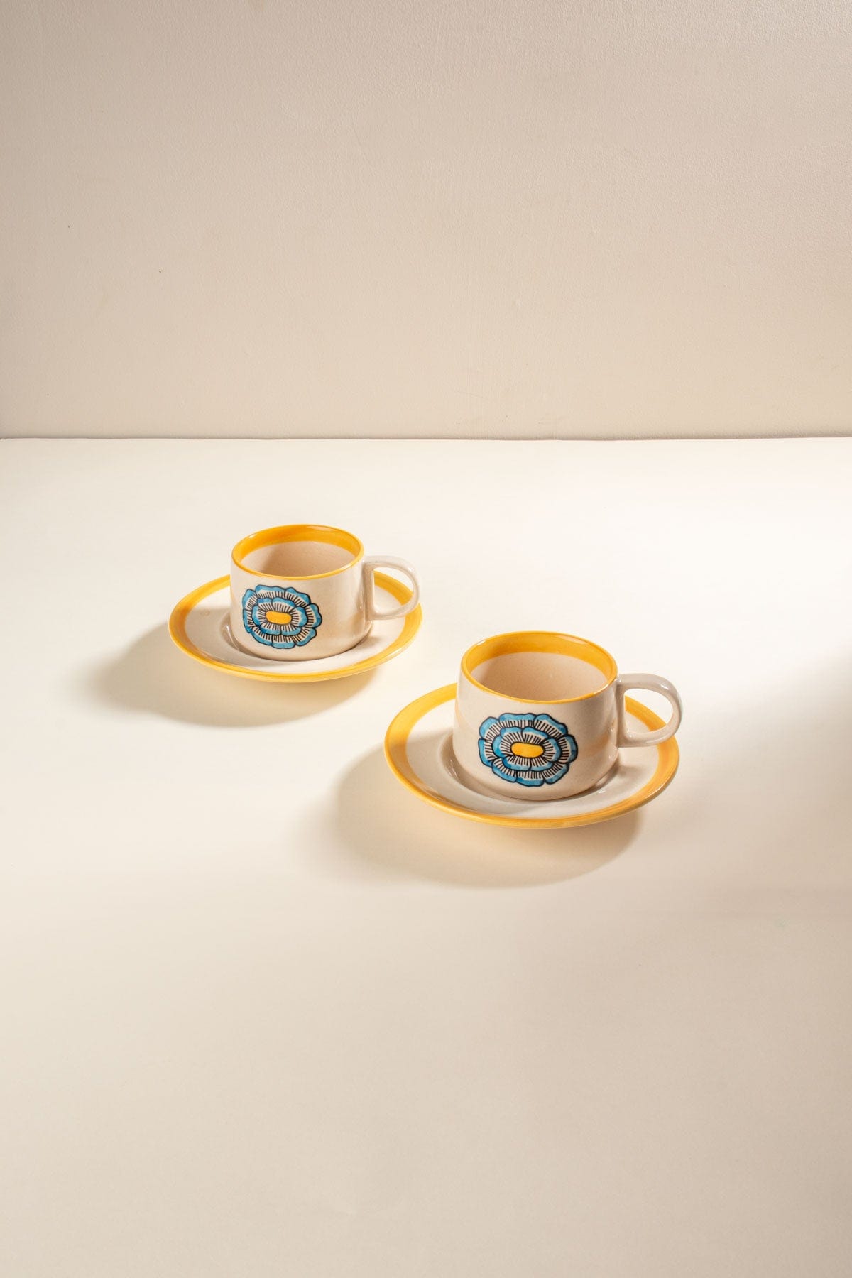 10000017412 TULUKKA CUP & SAUCER (SET OF 2) MUSTARD YELL