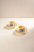 10000017412 TULUKKA CUP & SAUCER (SET OF 2) MUSTARD YELL