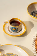 10000017412 TULUKKA CUP & SAUCER (SET OF 2) MUSTARD YELL
