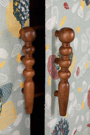 10000017430 POD UPHOLSTERED CABINET MANGO WALNUT