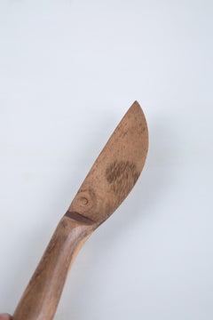 10000017447 PRIMITIVE WOODEN CHEESE KNIVES (SET OF 4) MULTI