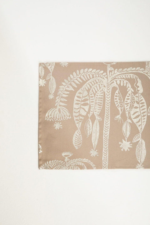 10000017483 TODDY PALM TABLE MAT (SET OF 4) GOLD