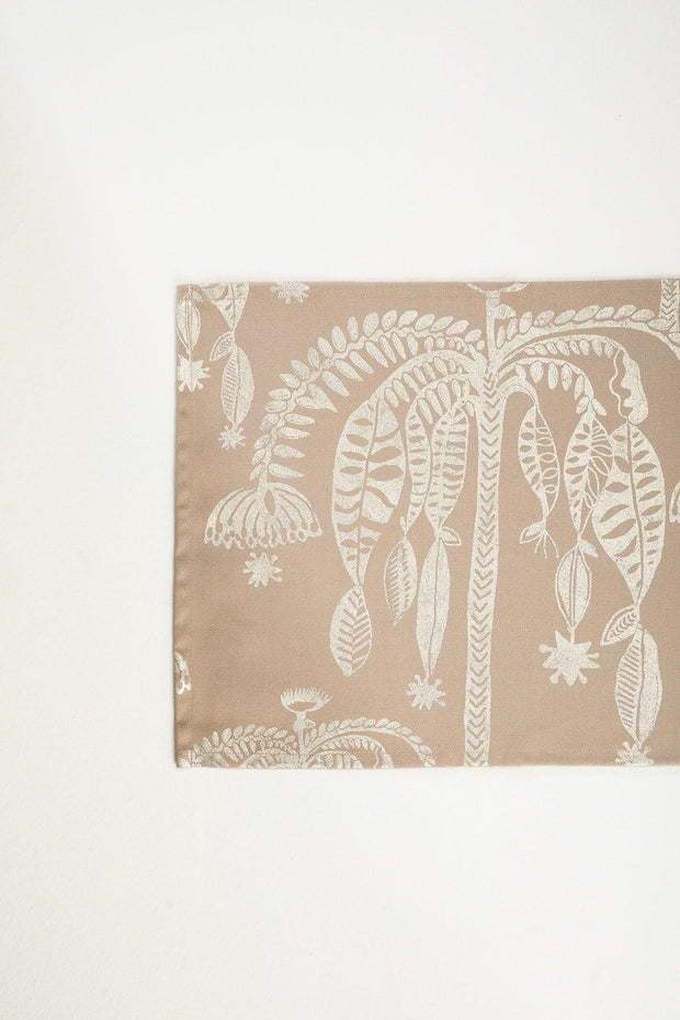 10000017483 TODDY PALM TABLE MAT (SET OF 4) GOLD