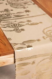 10000017484 TODDY PALM TABLE RUNNER GOLD