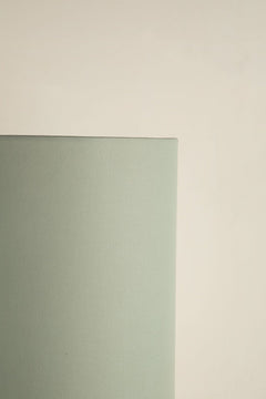 10000017498 SOLID TALL CYLINDER LAMPSHADE SAGE GREEN
