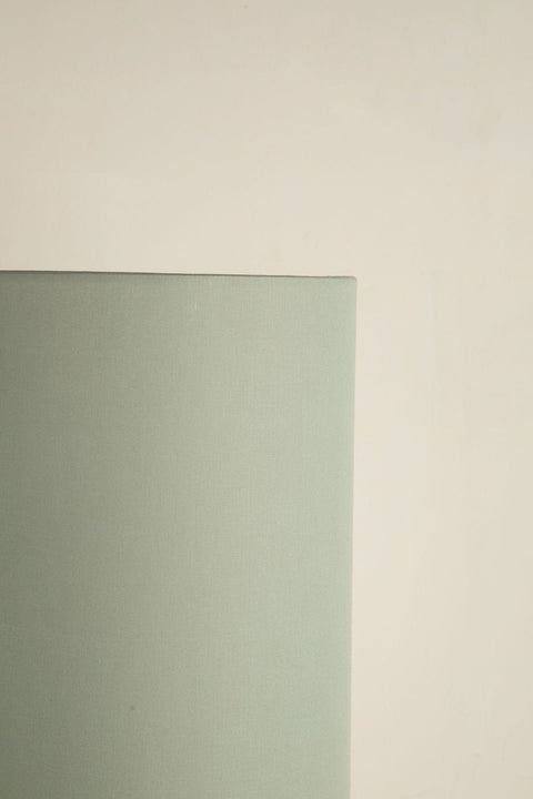 10000017498 SOLID TALL CYLINDER LAMPSHADE SAGE GREEN