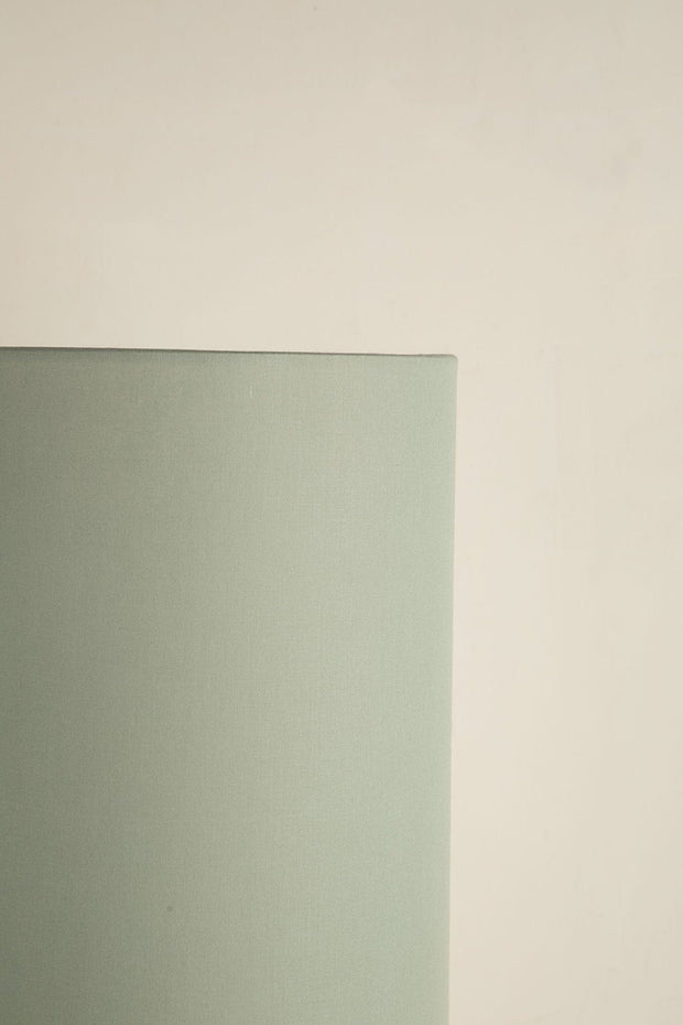 10000017498 SOLID TALL CYLINDER LAMPSHADE SAGE GREEN