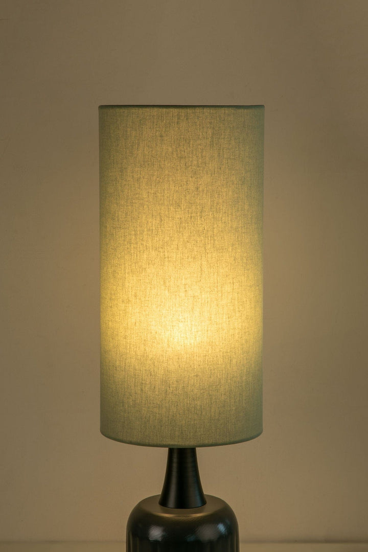 10000017498 SOLID TALL CYLINDER LAMPSHADE SAGE GREEN
