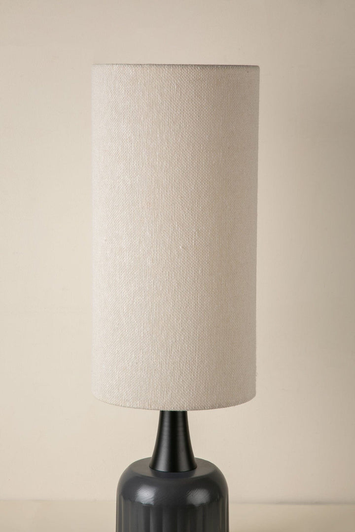 10000017499 LOOSE WEAVE TALL CYLINDER LAMPSHADE OFF WHITE