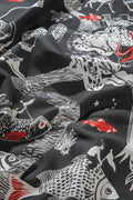 10000017506 MINDSCAPE PRINTED HEAVY FABRIC CHARCOAL