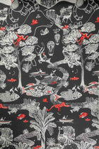 Mindscape Charcoal Cotton Drapes And Blinds