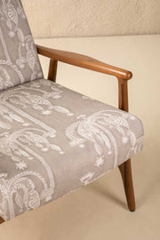 Toddy Palm Taupe Fabric