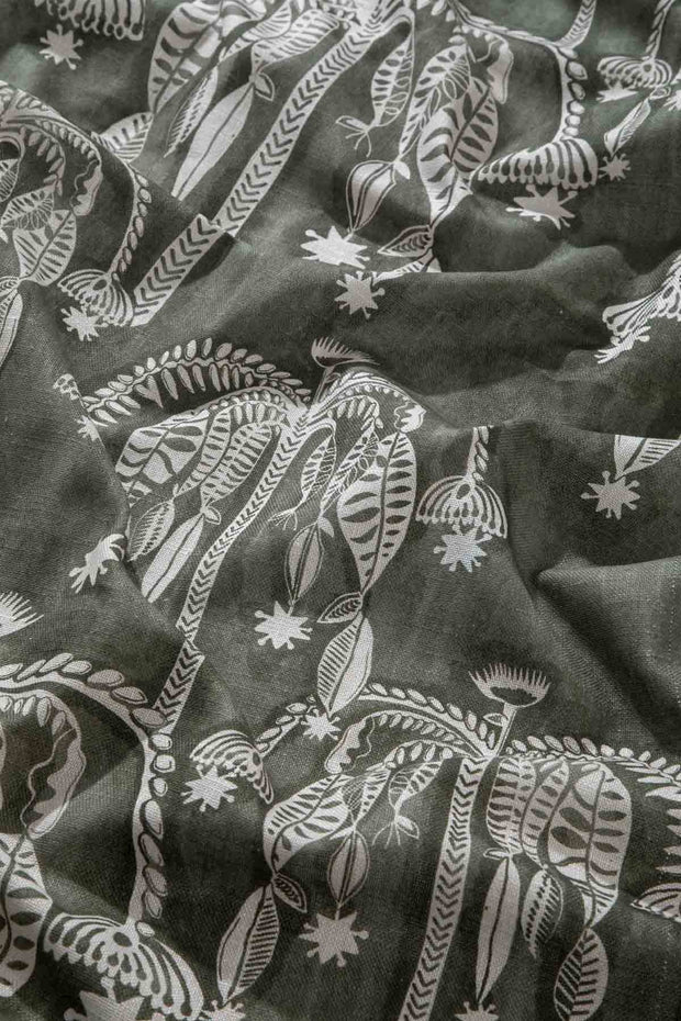 10000017508 TODDY PALM PRINTED HEAVY FABRIC MOSS