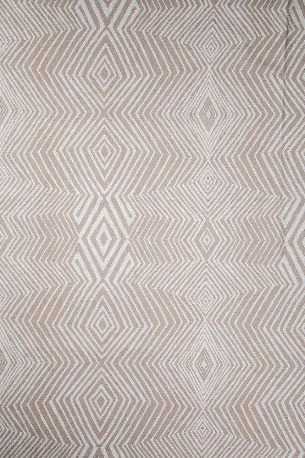 10000017510 DIAMOND PRINTED HEAVY FABRIC BEIGE