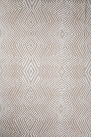 10000017510 DIAMOND PRINTED HEAVY FABRIC BEIGE