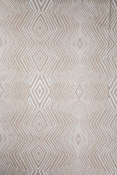 10000017510 DIAMOND PRINTED HEAVY FABRIC BEIGE