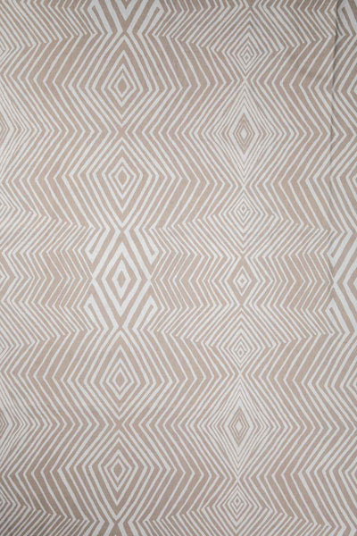 10000017510 DIAMOND PRINTED HEAVY FABRIC BEIGE