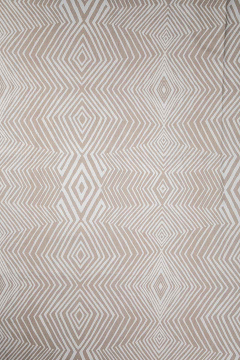 10000017510 DIAMOND PRINTED HEAVY FABRIC BEIGE