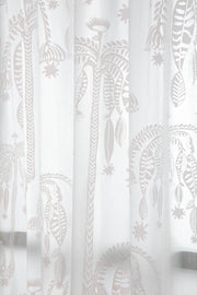 10000017517 TODDY PALM PRINTED SHEER FABRIC KHADI