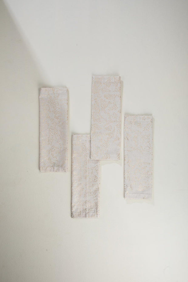 10000017522 KABINI STARS DINNER NAPKIN (SET OF 4) BEIGE GOLD