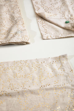 10000017522 KABINI STARS DINNER NAPKIN (SET OF 4) BEIGE GOLD