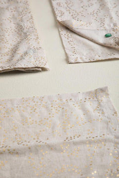 10000017522 KABINI STARS DINNER NAPKIN (SET OF 4) BEIGE GOLD