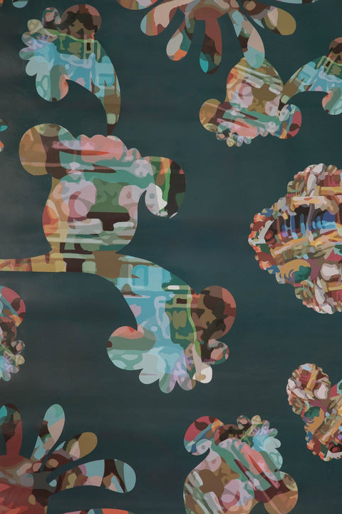 10000017530 PALMYRAH WRAPPING PAPER DEEP TEAL