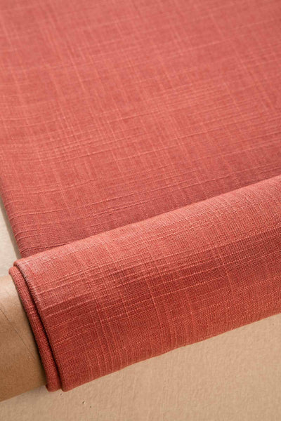 10000017548 RAFFIA SOLID WOVEN FABRIC RED PEPPER