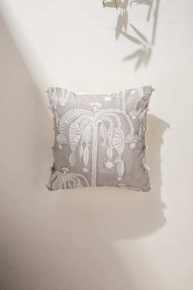 10000017555 TODDY PALM CUSHION COVER TAUPE
