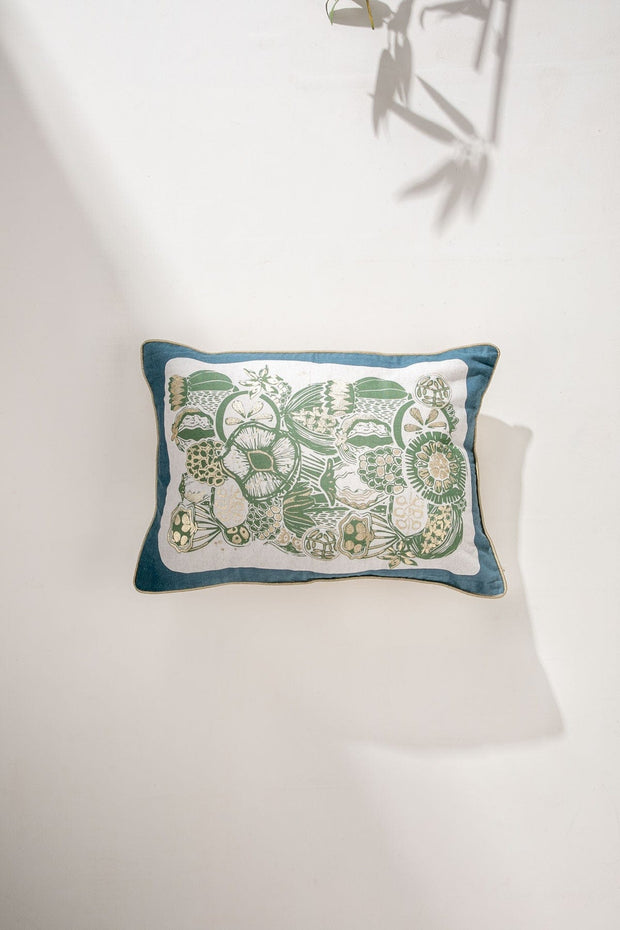 10000017556 KOZA CUSHION COVER OLIVE GOLD