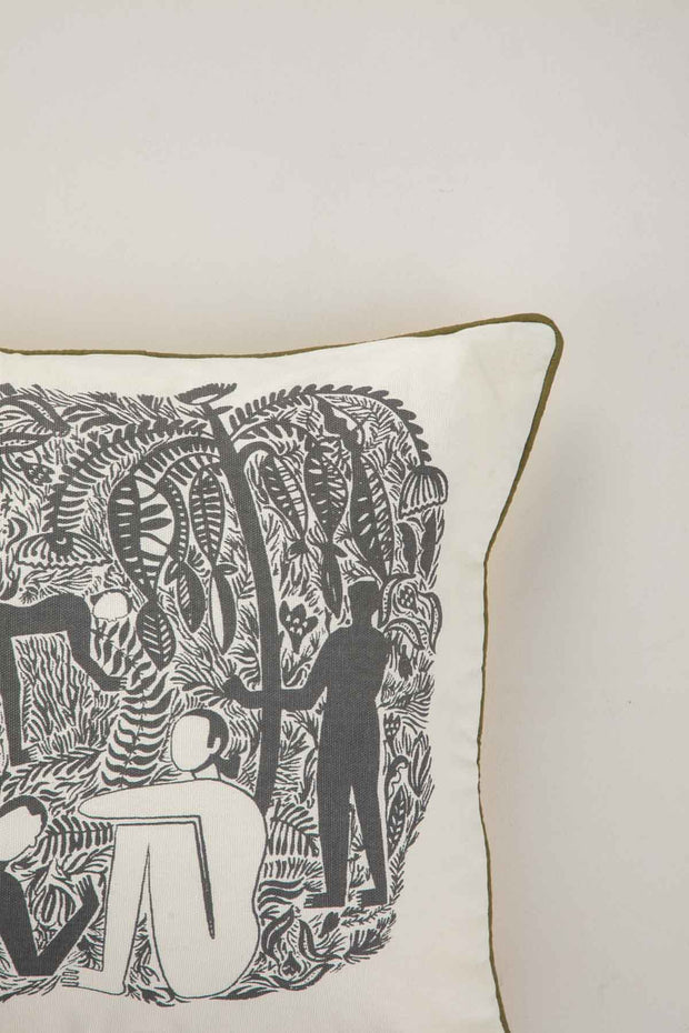 10000017557 FRAGRANT FIELD CUSHION COVER CHARCOAL