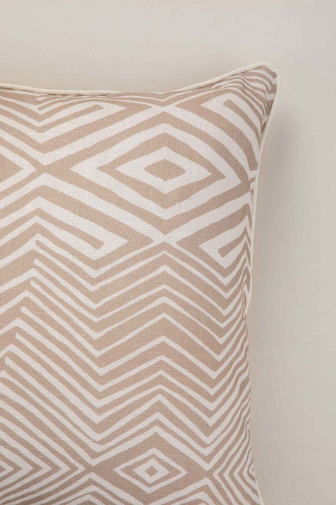 10000017560 DIAMOND CUSHION COVER BEIGE