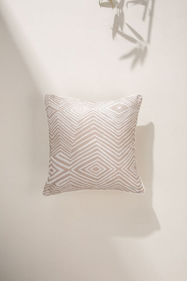 10000017560 DIAMOND CUSHION COVER BEIGE