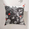 Mindscape Charcoal Floor Cushion Cover (61 Cm X 61 Cm)