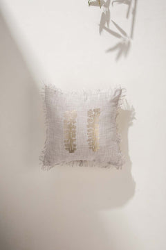 10000017564 UDANTI TREE CUSHION COVER BEIGE GOLD