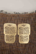 10000017565 UDANTI PALM CUSHION COVER BROWN GOLD