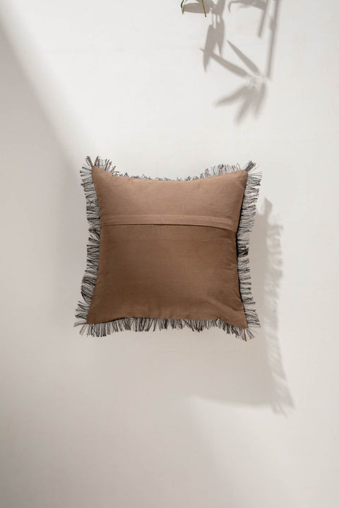10000017565 UDANTI PALM CUSHION COVER BROWN GOLD