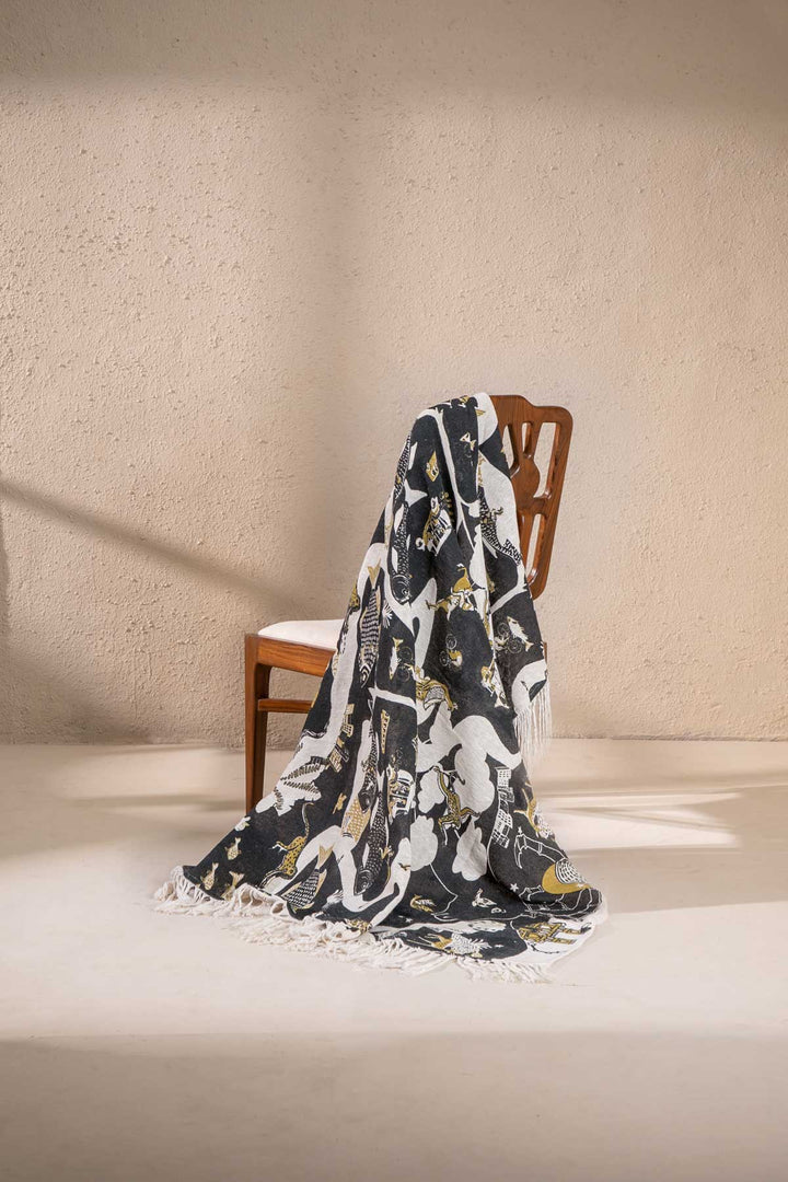 10000017567 MINDSCAPE THROW CHARCOAL