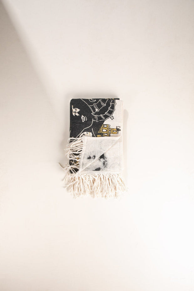 10000017567 MINDSCAPE THROW CHARCOAL