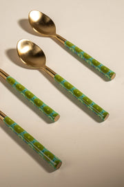 10000017573 TULUKKA COFFEE SPOON (SET OF 4) FRESH GR