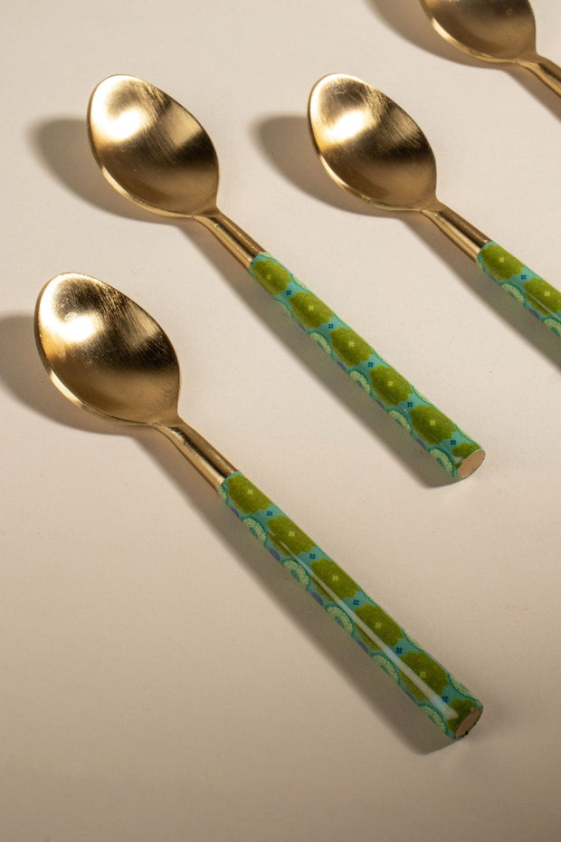 10000017573 TULUKKA COFFEE SPOON (SET OF 4) FRESH GR