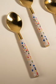 10000017574 CIRCLE OF JOYEE COFFEE SPOON (SET OF 2) MULTI
