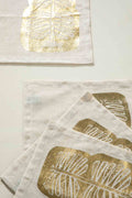 10000017581 UDANTI PALM�COCKTAIL NAPKINS BEIGE GOLD