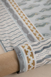 10000017745 DANCE OF THE YALIS PRINTED HEAVY FABRIC RUST