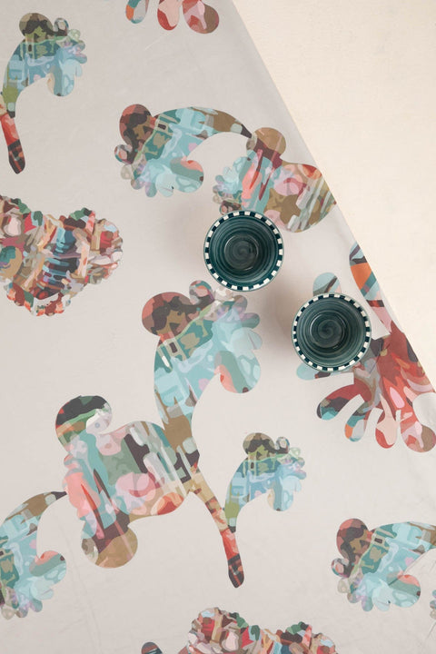 10000017746 PALMYRAH PRINTED HEAVY FABRIC BEIGE