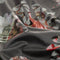 Palmyrah Slate Grey Printed Velvet Upholstery Fabric