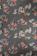 10000017747 PALMYRAH PRINTED HEAVY FABRIC SLATE GREY